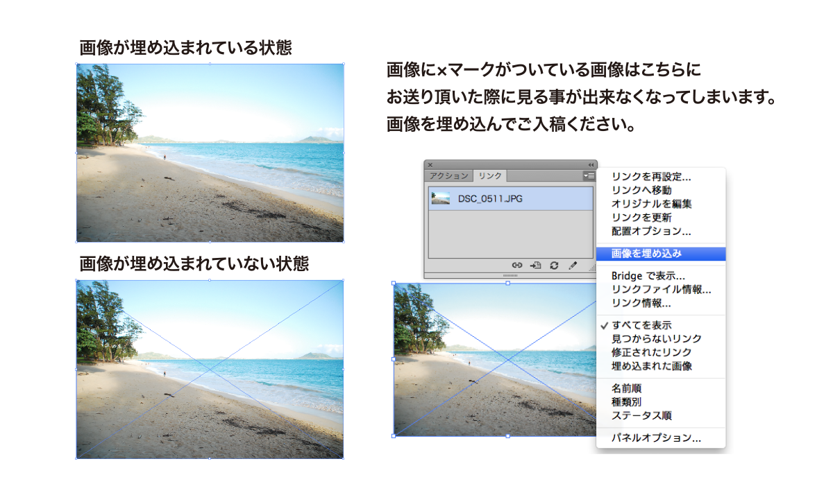 画像の埋め込みの仕方
