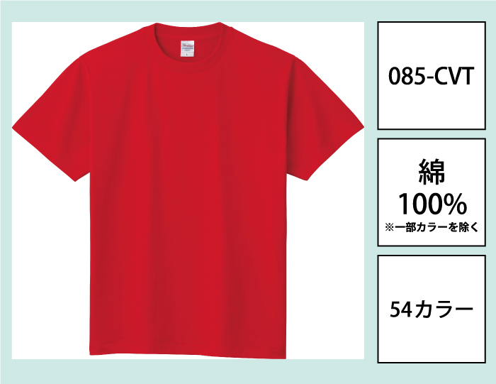 ヘビーウェイトTシャツ085-CVT