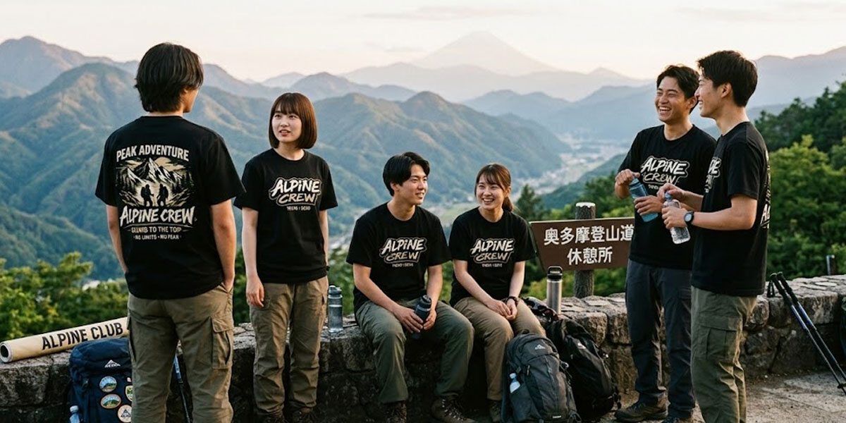 ゼミやサークルの一体感がアップ！ロゴ入りオリジナルプリントTシャツ